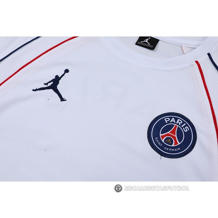 Chandal del Paris Saint-Germain Jordan Manga Corta 2022-23 Blanco - Pantalon Corto